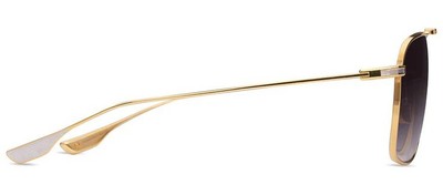 Pre-owned Dita Dts100-a-01 Alkamx Yellow Gold - Silver W Sunglasses In Gray