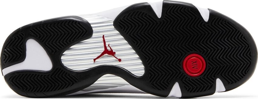 JORDAN NIKE AIR JORDAN 14 RETRO BLACK TOE 487471-160 MEN'S SIZE