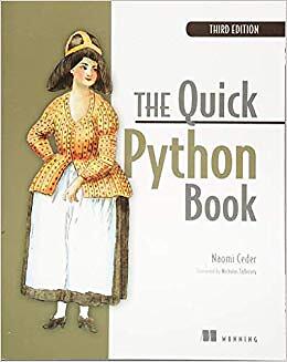 Naomi R Ceder - Quick Python Book 3E - New Paperback - S9000z