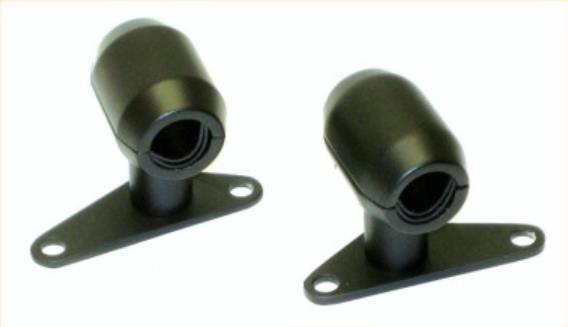 Guardabarros negros para motocicleta y scooter Biker's Choice