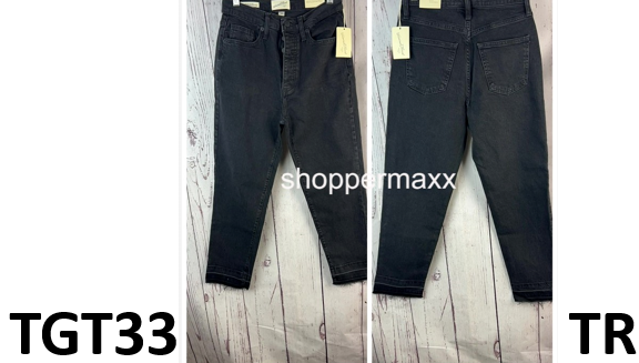 Women's High-Rise 90's Slim Jeans - Universal Thread, Black, SIze- 4 Short
