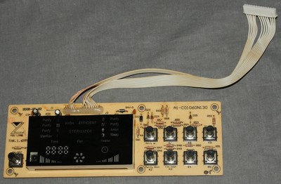 Control Panel  Display Circuit Board for EdenPURE G7 Air Purifier 