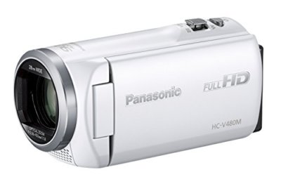 Panasonic HD Camcorder HC-V480M-W 32GB 90X 2.2M P zoom White