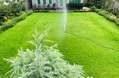 Eden 94124 Multi Pattern Turbo Gear Drive Sprinkler Plus Misting System with ...