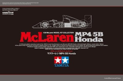 Tamiya scale limited series 1/20 McLaren MP4 / 5 Honda 89720