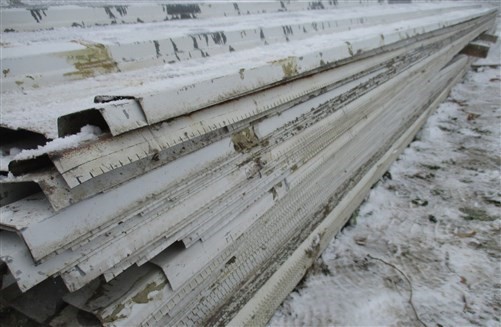 77 Sheets Barn Tin Corrugated Rustic Architectural Salvage 24'9