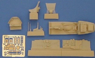 AIRES HOBBY 1/48 P38J COCKPIT SET FOR HSG 4113