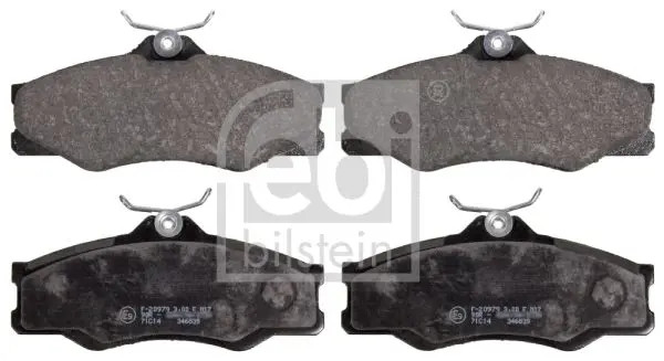Plaquettes De Frein Essieu Avant 16298 Febi Bilstein Pour Vw