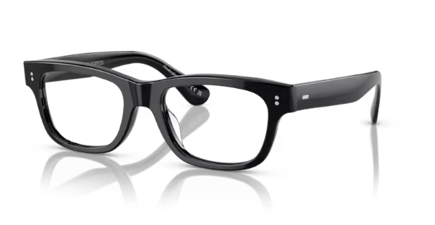 Pre-owned Oliver Peoples 0ov5540u Rosson 1005 Black Soft Square Men's Eyeglasses In Clear