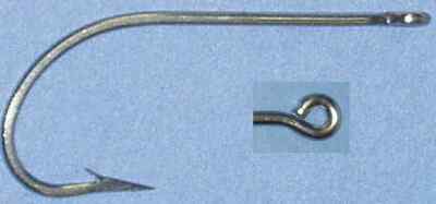 Mustad 3407DT #6/0 100CT Verzinntes Oshaughnessy Haken