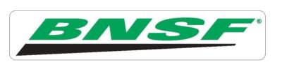 Burlington Northern Santa Fe Railroad Railway Train Sticker Decal R4652