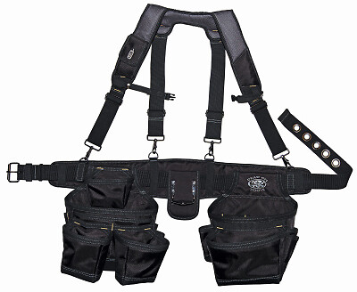 Dead On Tools HDP400945 Carpenter’s Tool Belt with Suspenders