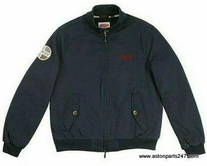 Scye (サイ) Cotton Linen Plaid Harrington Jacket [DARK NAVY]
