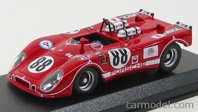 BEST-MODEL 9331 SCALA 1/43 PORSCHE FLUNDER N 88 FUJI 1971 KAZATO RED MODEL