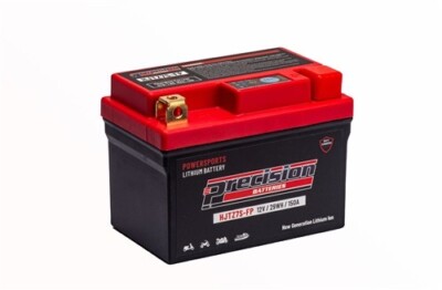 Precision HJTZ7S-FP Lithium-Ion Battery Replaces Power Max GTX5L-BS, 12V 150CCA