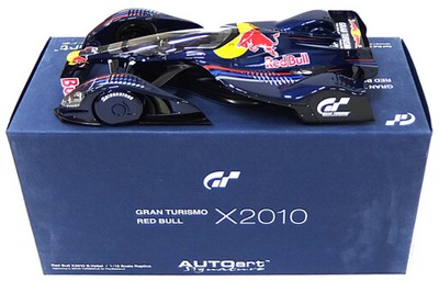 Minicar 1/18 Red Bull X2010 S.Vettel Navy Gran Turismo 5 Signature Series 18108