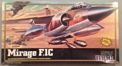 MPC 1:72 Mirage F.1C Major European Air Superiority Fighter Design 4130