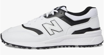 New Balance 997 SL Golf Shoe White & Black Men's Sneakers Size 14 Extra Wide NIB