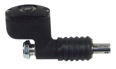 Mid USA 45292 V-Factor Black Rear Brake Master Cylinder 99-17 Harley Softail
