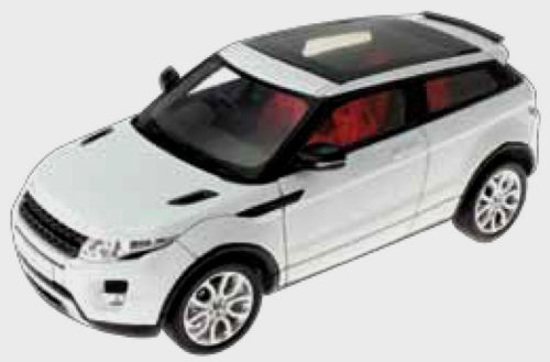 Century Dragon Land Rover Evoque 2011 Fuiji White CDLR 1001