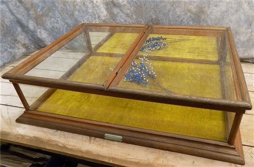 36 Showcase Pauk Sons Country Store Display Case Cabinet Counter Jewelry Vintage