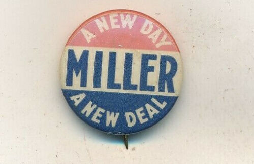 1932 John Miller for US Congress 7/8" cello Arkansas AR campaign button