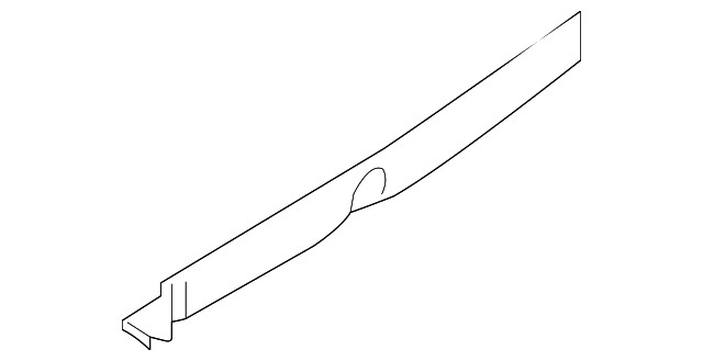 Genuine Ford Floor Sidemember. Bumper Impact Bar Bracket LK4Z-6110121-C