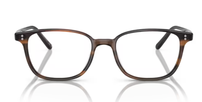 Pre-owned Oliver Peoples 0ov5279u Maslon 1724 Tuscany Tortoise Square Men's Eyeglasses In Clear