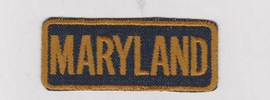 4.25 X 1.75 Patches DELAWARE MARYLAND