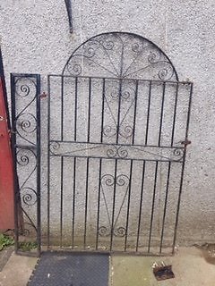 METAL GARDEN GATE 6FT WITH SIDE PANEL | in Dunfermline, Fife | Gumtree