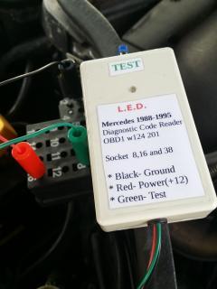 Mercedes Diagnostic Code Reader Tool OBD1 W124, W126, W140, R129 E320 1988-1995