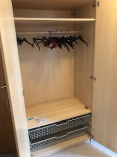 Ikea Pax 2 Door Wardrobe In Light Beech Finish In Sheffield