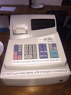 SHARP XE-A 101 cash register | in Thornwood, Glasgow | Gumtree