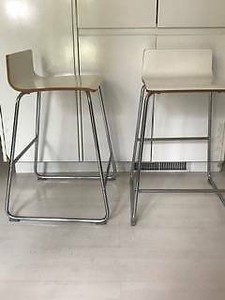 4 X White Bar Stools 47 Chairs Ikea Stools Bar Stools Gumtree Australia Bayside Area Brighton East 1264203759