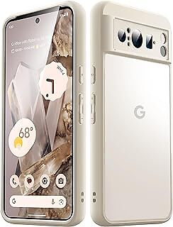 JETech Matte Case for Google Pixel 8 Pro 6.7-Inch 2023| Frosted Translucent Back