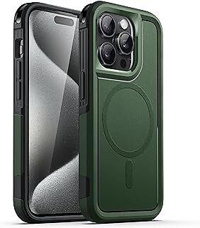 JETech Case for iPhone 15 Pro 6.1-Inch Compatible with MagSafe| Heavy Duty Dual-
