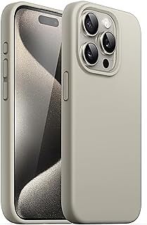 JETech Silicone Case for iPhone 15 Pro 6.1-Inch| Silky-Soft Touch Full-Body Prot
