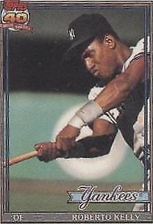 1991 Topps Cracker Jack Series 2 - Roberto Kelly #16