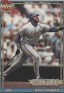 1991 Topps Cracker Jack Series 1 - Dave Parker #11
