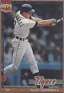 1991 Topps Cracker Jack Series 2 - Alan Trammell #26