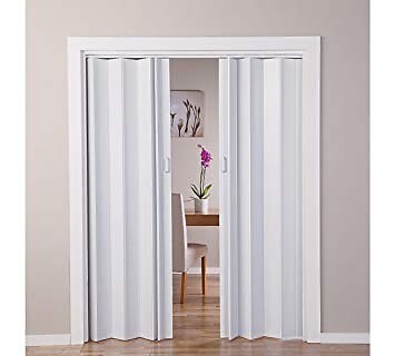 White Folding Double Door Accordion In Old Street London