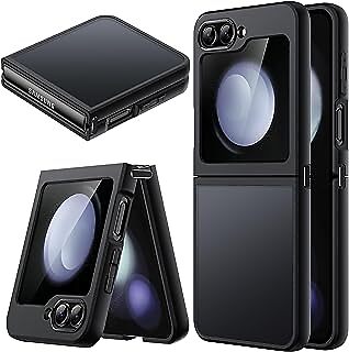 JETech Matte Case for Samsung Galaxy Z Flip 5 2023| Translucent Frosted PC Back