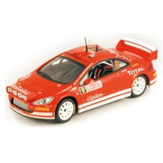 PEUGEOT 307 WRC N. 8 MONTECARLO 2005 Norev ROSSO 1:43