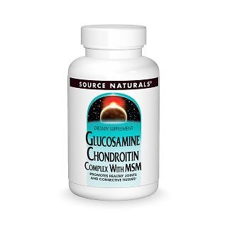 Source Naturals, Inc. Комплекс глюкозамина и хондроитина с таблеткой МСМ 60