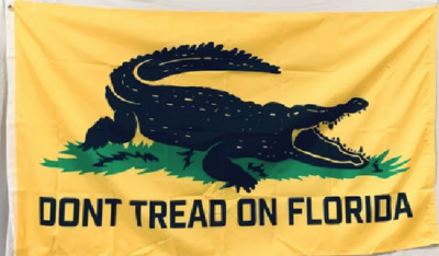 3x5 DON'T TREAD ON FLORIDA ALLIGATOR GATOR 100D RON DESANTIS 2024 Flag