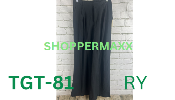 Women's High-Rise Wide Leg Pants - A New Day, Color- Black, Size- 14