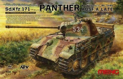 Meng Model TS-035 1/35 German Medium Tank Sd.Kfz.171 Panther Ausf.A Late