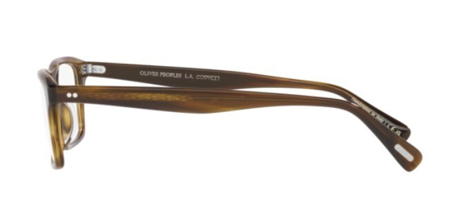Pre-owned Oliver Peoples 0ov5494u Myerson 1677 Bark Rectangle Men's Eyeglasses In Clear