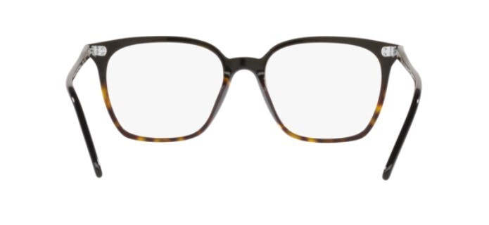 Pre-owned Oliver Peoples 0ov5488u Rasey 1722 Black/362 Gradient Square Unisex Eyeglasses In Clear