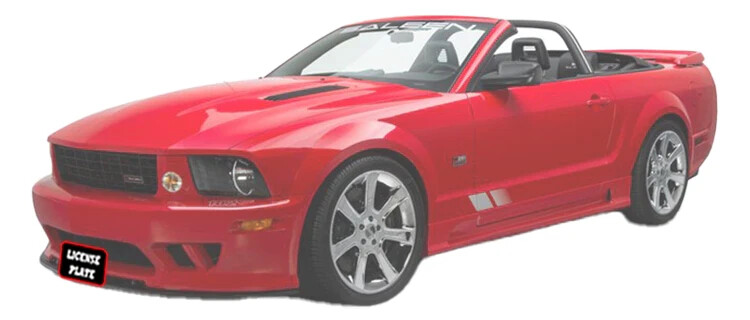 Quick Release Front License Plate Tag Bracket for Ford Mustang Saleen 2005-2009